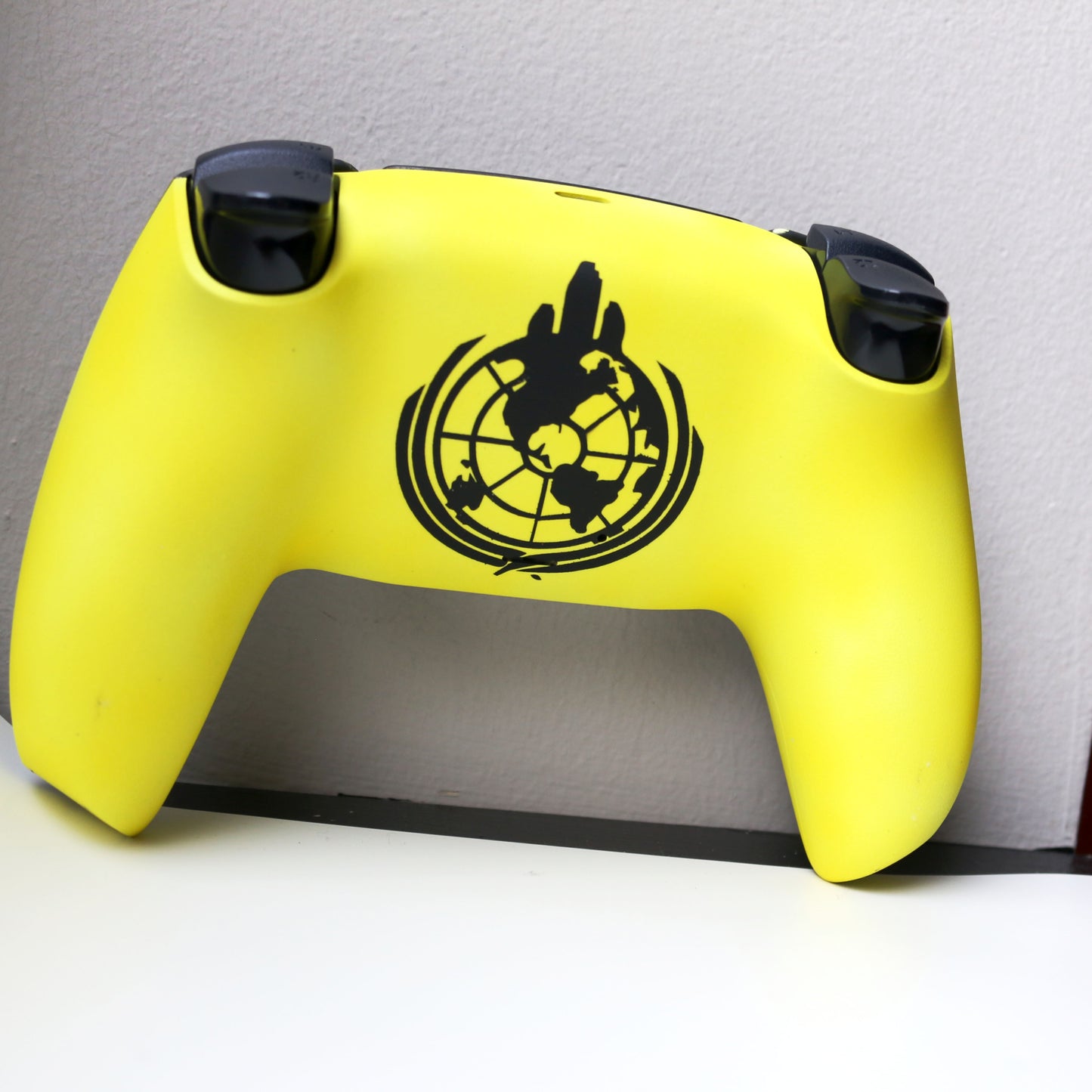 Custom Airbrushed Controller Sony Playstation 5 PS5 - Helldivers Managed Democracy Libertea Super Earth