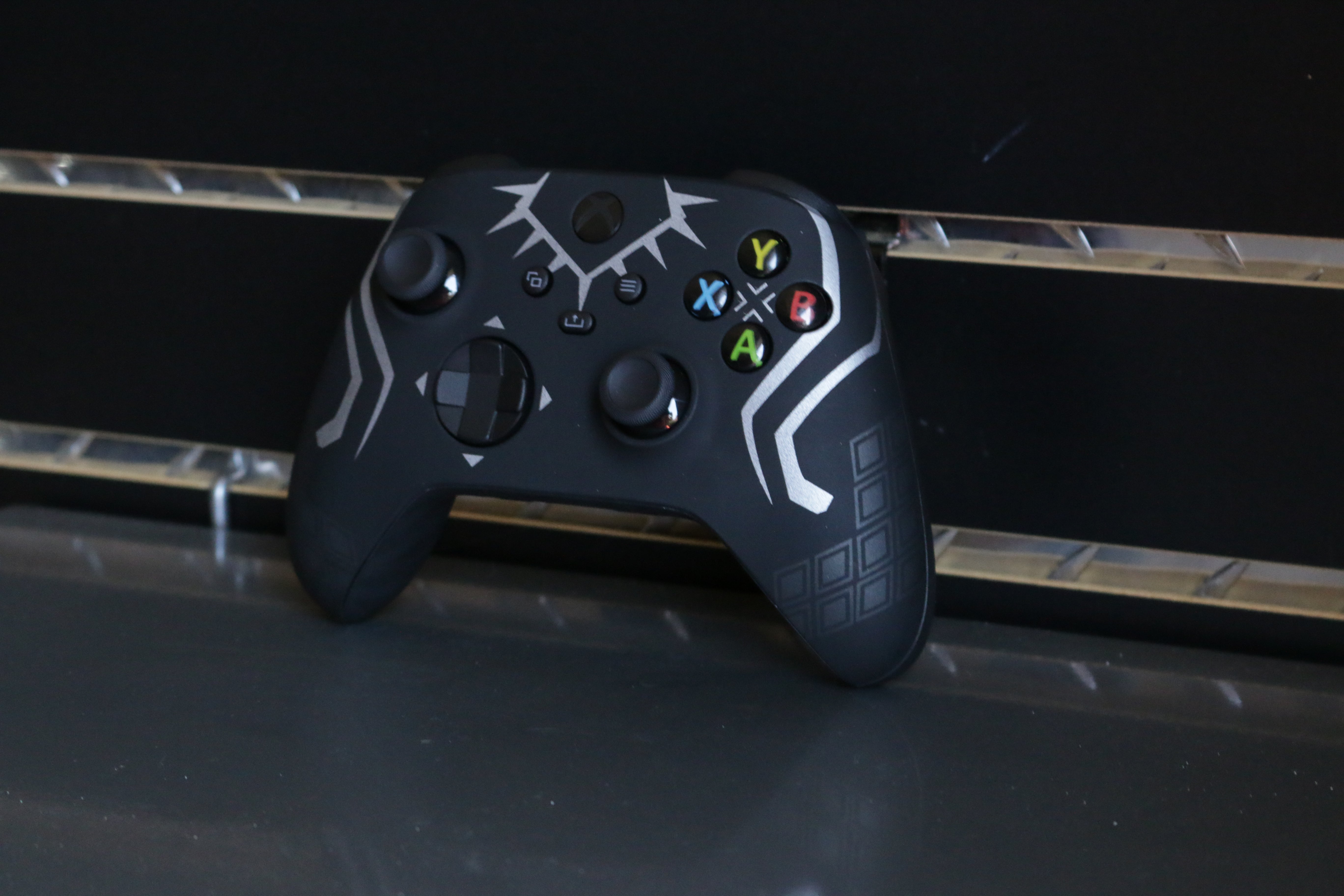 Custom Controller Microsoft Xbox Series X - Xbox One S - Black Panther Wakanda Forever Superhero