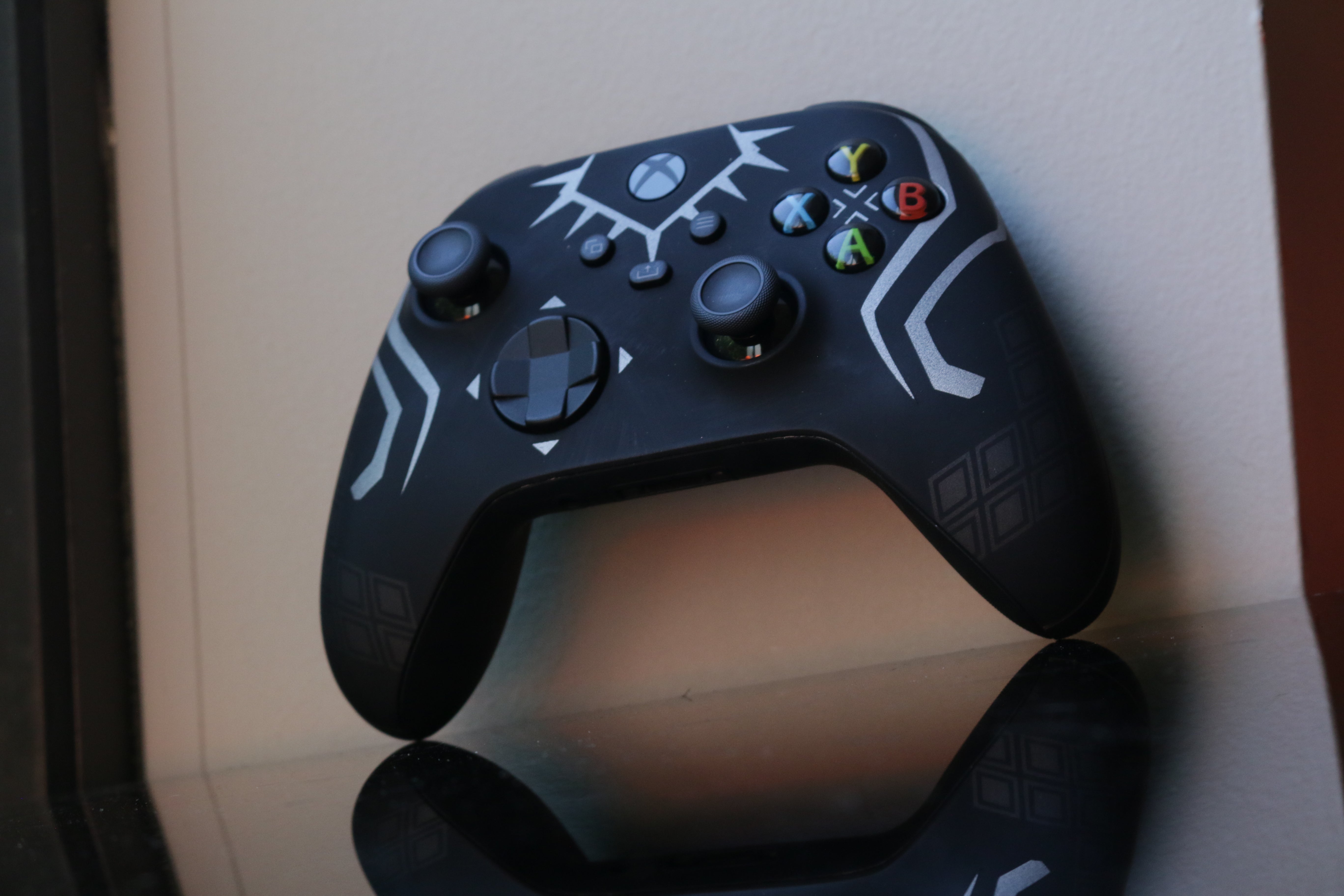Custom Controller Microsoft Xbox Series X - Xbox One S - Black Panther Wakanda Forever Superhero
