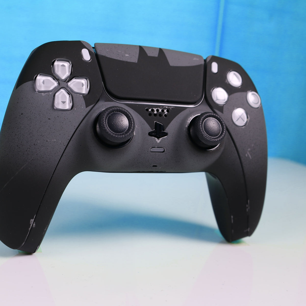 Custom Airbrush Painted Sony PlayStation 5 PS5 - Arkham Knight Dark Superhero Bat Man