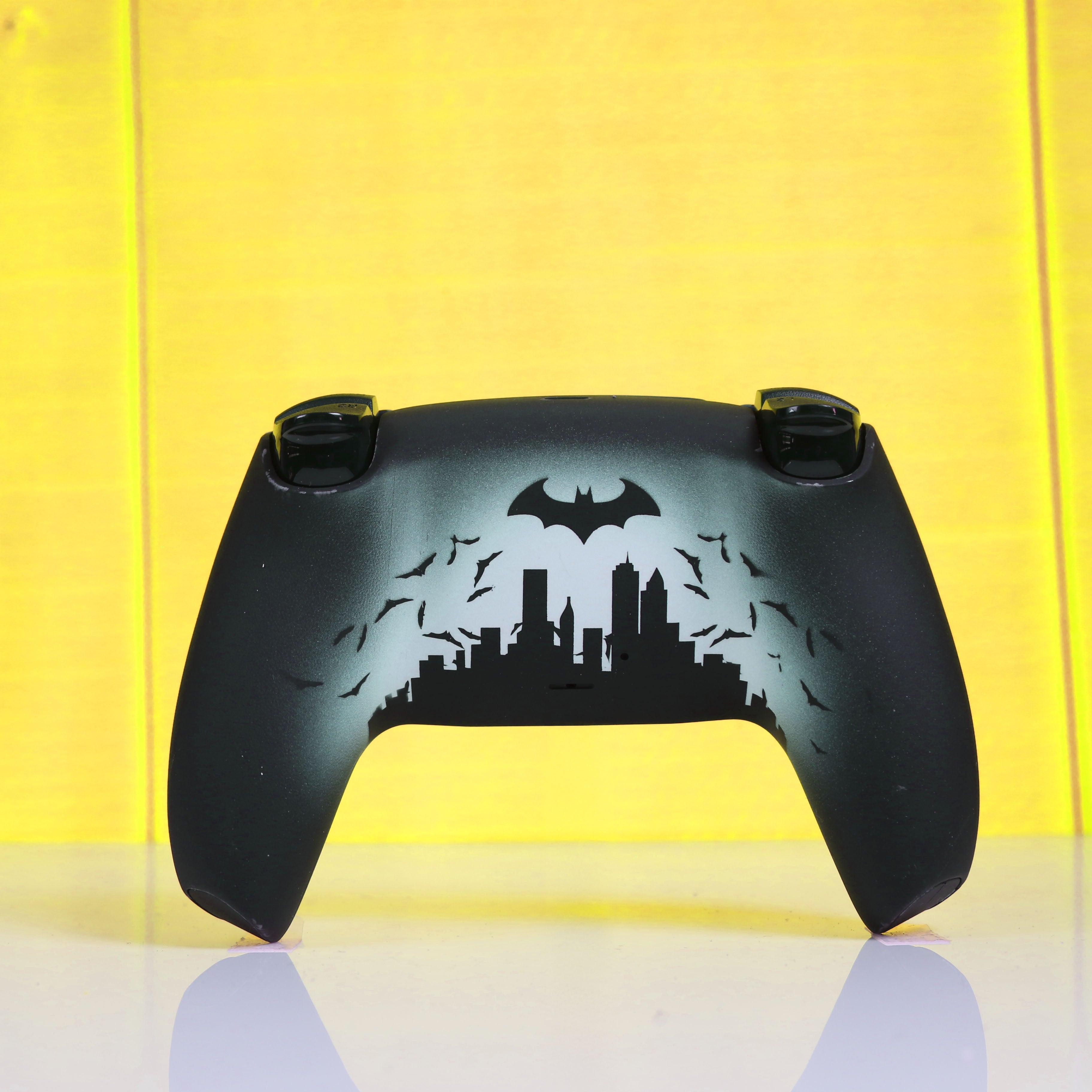 Custom Airbrush Painted Sony PlayStation 5 PS5 - Arkham Knight Dark Superhero Bat Man