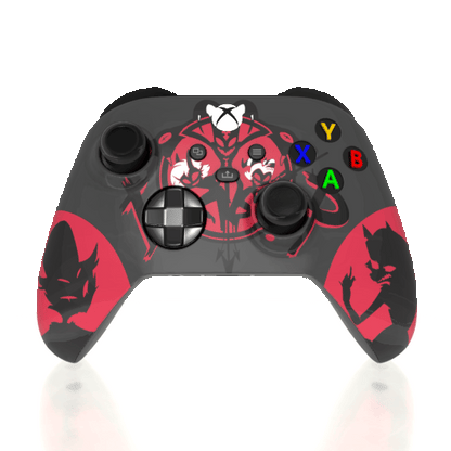 Custom Controller Microsoft Xbox Series X - Xbox One S - Helluva Boss Imp Assassin Hell Imps Demons Angels Secret Mission Wolf Owl