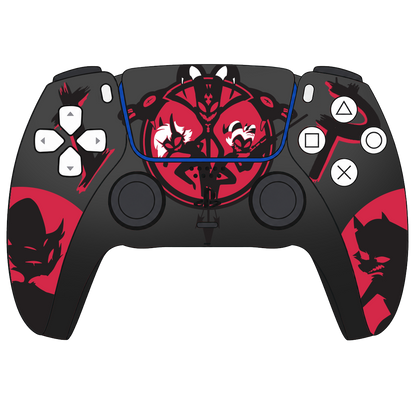 Custom Airbrush Painted Sony PlayStation 5 PS5 - Helluva Boss Imp Assassin Hell Imps Demons Angels Secret Mission Wolf Owl