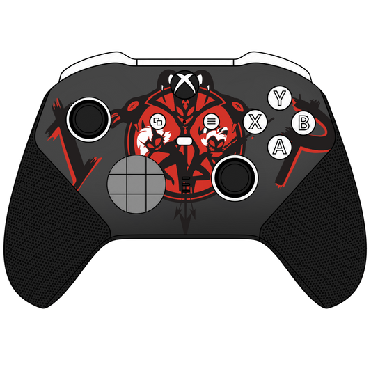 Custom Airbrush Controller Microsoft Xbox Series X - Xbox One S - Elite -Helluva Boss Imp Assassin Hell Imps Demons Angels Secret Mission Wolf Owl