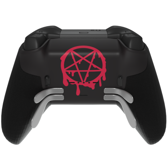 Custom Airbrush Controller Microsoft Xbox Series X - Xbox One S - Elite -Helluva Boss Imp Assassin Hell Imps Demons Angels Secret Mission Wolf Owl