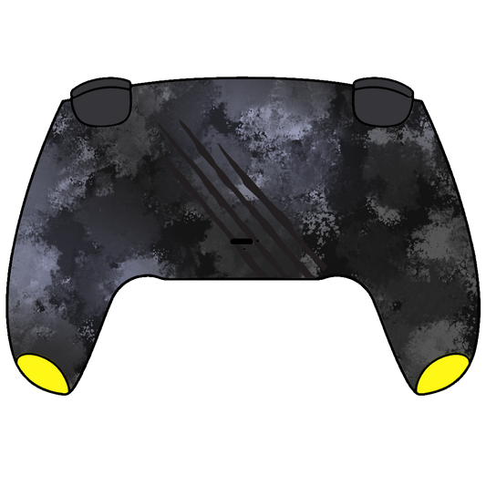 Custom Airbrushed Controller Sony Playstation 5 PS5 - Dinosaur Park Jurassic Yellow Grey T-Rex 