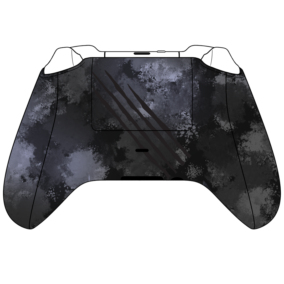 Custom Airbrushed  Controller Microsoft Xbox Series X XSX- Dinosaur Park Jurassic Yellow Grey T-Rex 
