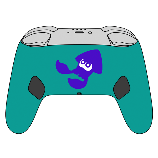 Custom Airbrush Painted Controller Nintendo Switch 2 Two - SSBU Smash Bros Anime Splatoon Inkling Squid Mario Paint Gaming Video Games