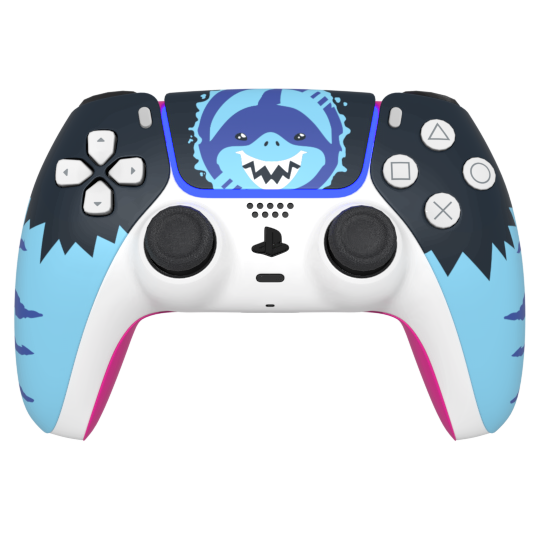 Custom Airbrush Painted Controller Sony PlayStation 5 PS5 -
Land Shark Jeff 