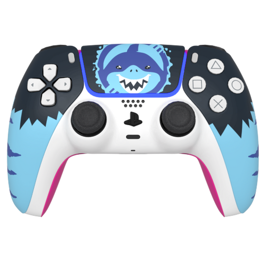 Custom Airbrush Painted Controller Sony PlayStation 5 PS5 -
Land Shark Jeff 