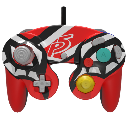 Custom Controller Nintendo Gamecube - P5 Joker Persona SSBU Super Smash Bros. Ultimate Melee Brawl