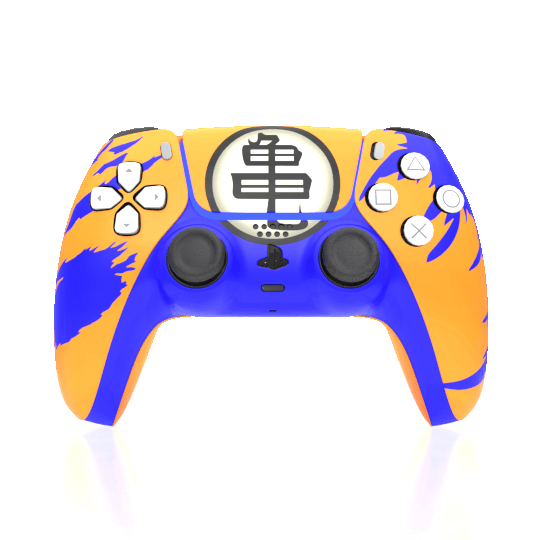 Custom Airbrush Painted Sony PlayStation 5 PS5 - Orange Dragon Ball Z Carrot Kakarot