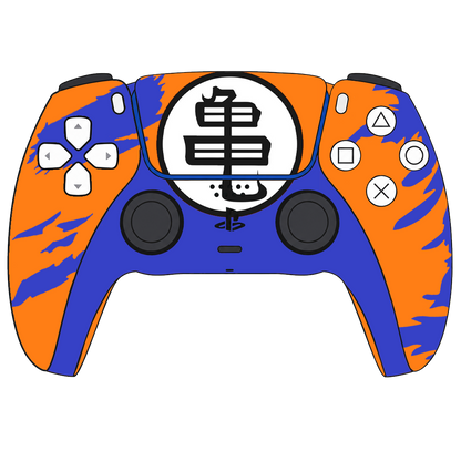 Custom Airbrush Painted Sony PlayStation 5 PS5 - Orange Dragon Ball Z Carrot Kakarot