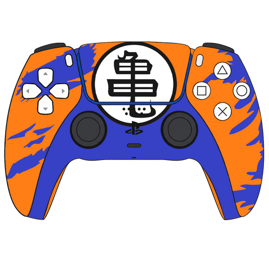 Custom Airbrush Painted Sony PlayStation 5 PS5 - Orange Dragon Ball Z Carrot Kakarot