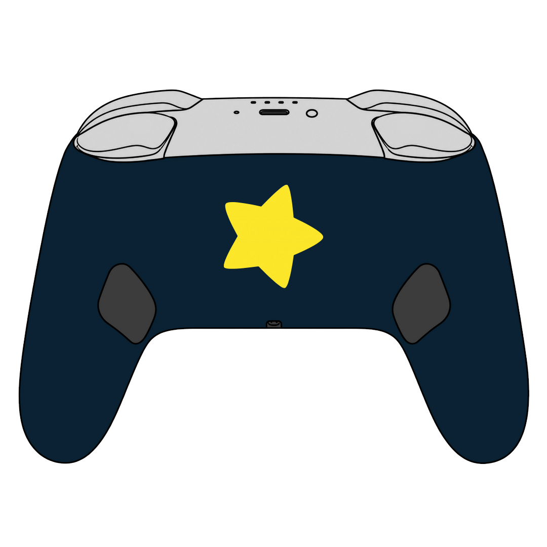 Custom Airbrush Painted Controller Nintendo Switch 2 Two - SSBU Smash Bros Anime Kirby Villain Dedede Star 