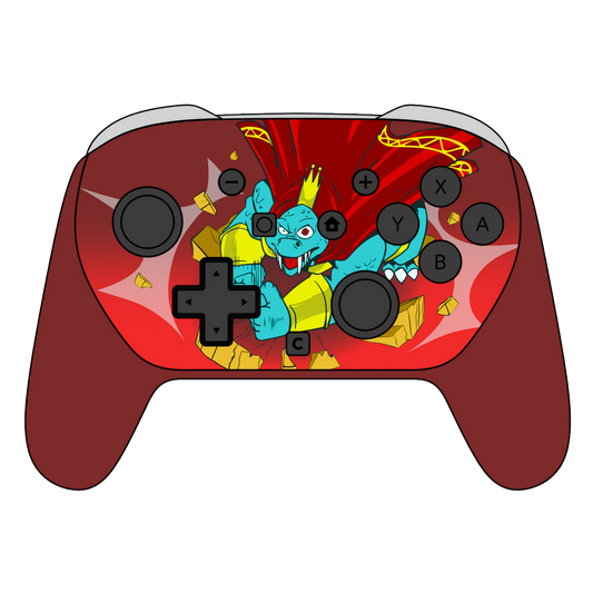 Custom Airbrush Painted Controller Nintendo Switch 2 Two - SSBU Smash Bros DK Villain Donkey Kong