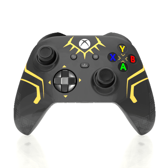 Custom Controller Microsoft Xbox Series X - Xbox One S - King Panther Wakanda Forever Superhero