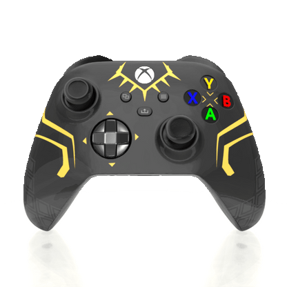 Custom Controller Microsoft Xbox Series X - Xbox One S - King Panther Wakanda Forever Superhero