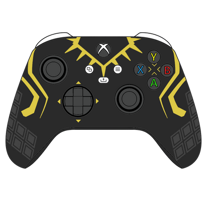 Custom Controller Microsoft Xbox Series X - Xbox One S - King Panther Wakanda Forever Superhero