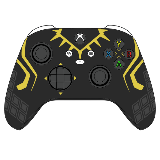 Custom Controller Microsoft Xbox Series X - Xbox One S - King Panther Wakanda Forever Superhero