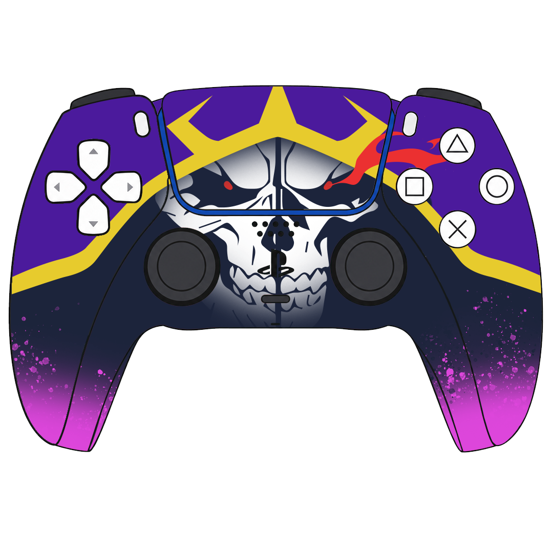 Custom Airbrush Painted Sony PlayStation 5 PS5 - Anime Overlord Eins King of Darkness