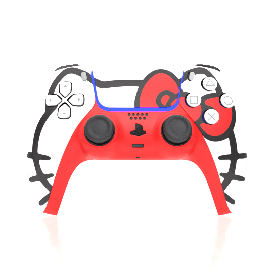 Custom Airbrushed Controller Sony Playstation 5 PS5 - Hello Kitty Friendship Cute Anime