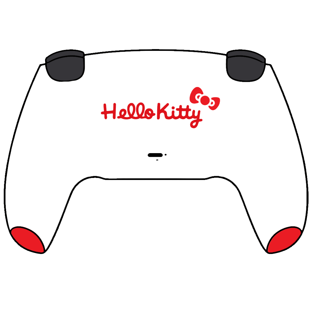Custom Airbrushed Controller Sony Playstation 5 PS5 - Hello Kitty Friendship Cute Anime