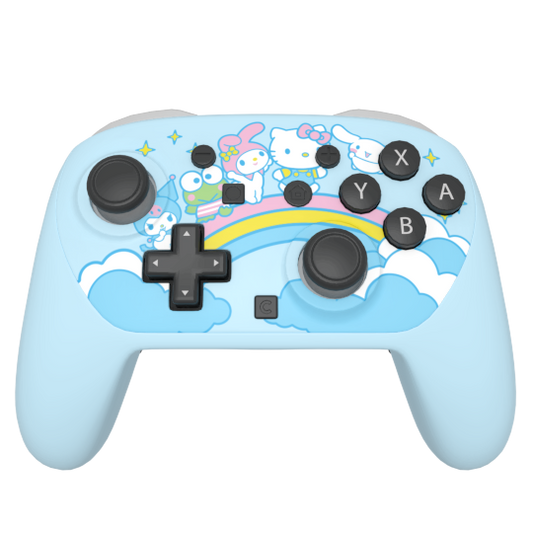 Custom Airbrush Painted Controller Nintendo Switch 2 Two - 
Hello Kitty Friendship Cute Anime