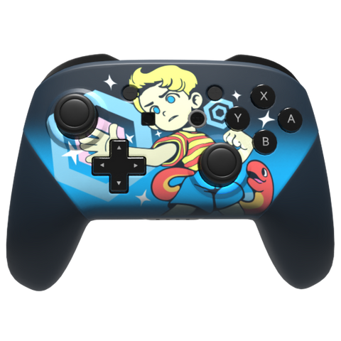 Custom Controller Nintendo Switch Pro - Super Smash Bros Lucas Mother 3 Earthbound