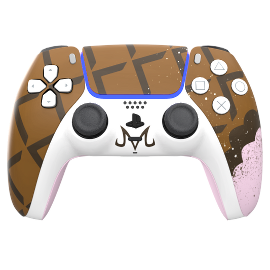 Custom Airbrush Painted Controller Sony PlayStation 5 PS5 - Dragon Ball Z Majin Buu Chocolate