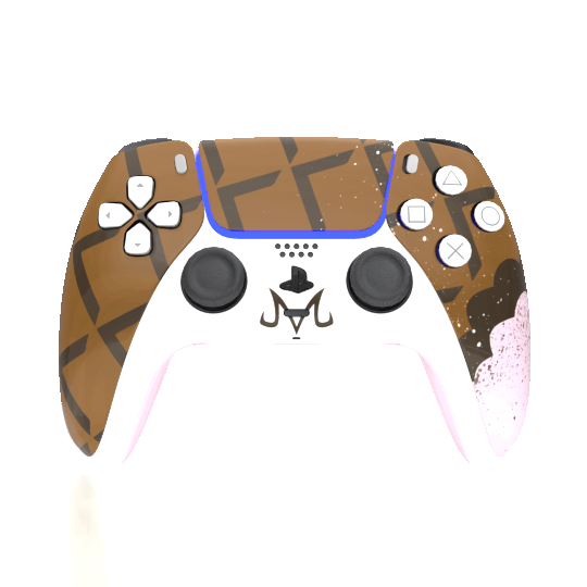 Custom Airbrush Painted Controller Sony PlayStation 5 PS5 - Dragon Ball Z Majin Buu Chocolate