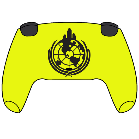 Custom Airbrushed Controller Sony Playstation 5 PS5 - Helldivers Managed Democracy Libertea Super Earth