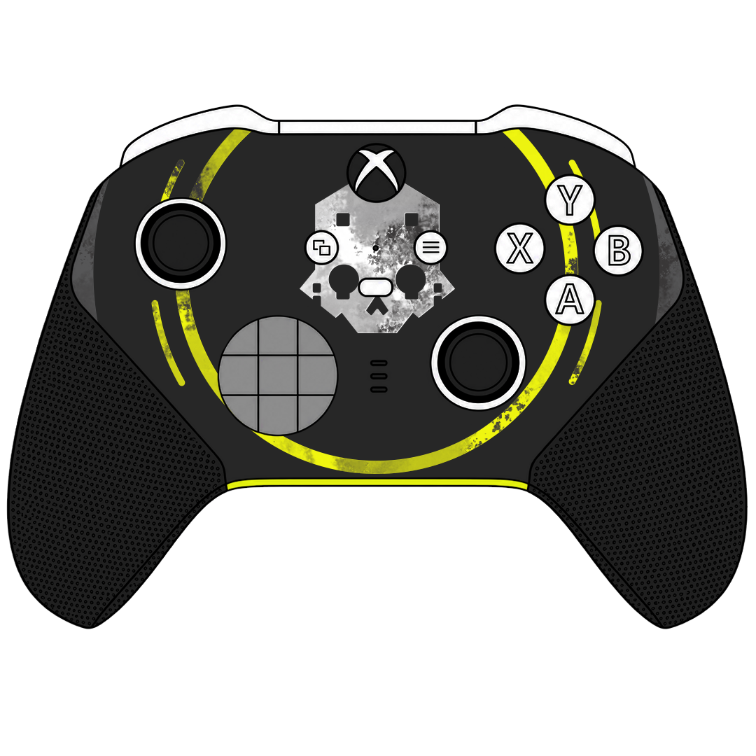 Custom Airbrushed Controller Microsoft Xbox Series X  Xbox One S Elite Series 2 XBE - Helldivers Super Earth Libertea Managed Democracy
