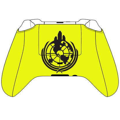 Custom Airbrushed Controller Microsoft Xbox Series X  Xbox One S- Helldivers Super Earth Libertea Managed Democracy