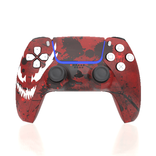 Custom Airbrush Controller Sony Playstation 5 PS5 - Maximum Carnage Spiderman