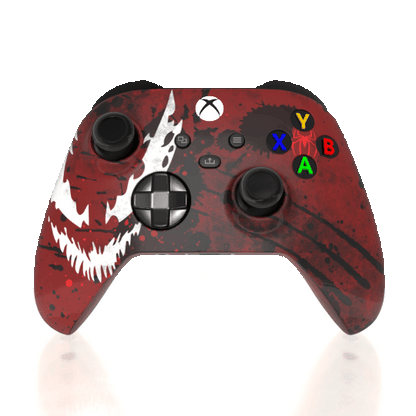 Custom Airbrush Controller Microsoft Xbox Series X - Xbox One S - Maximum Carnage Spiderman