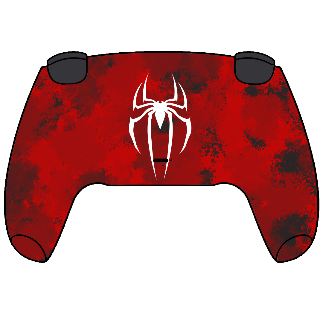 Custom Airbrush Controller Sony Playstation 5 PS5 - Maximum Carnage Spiderman