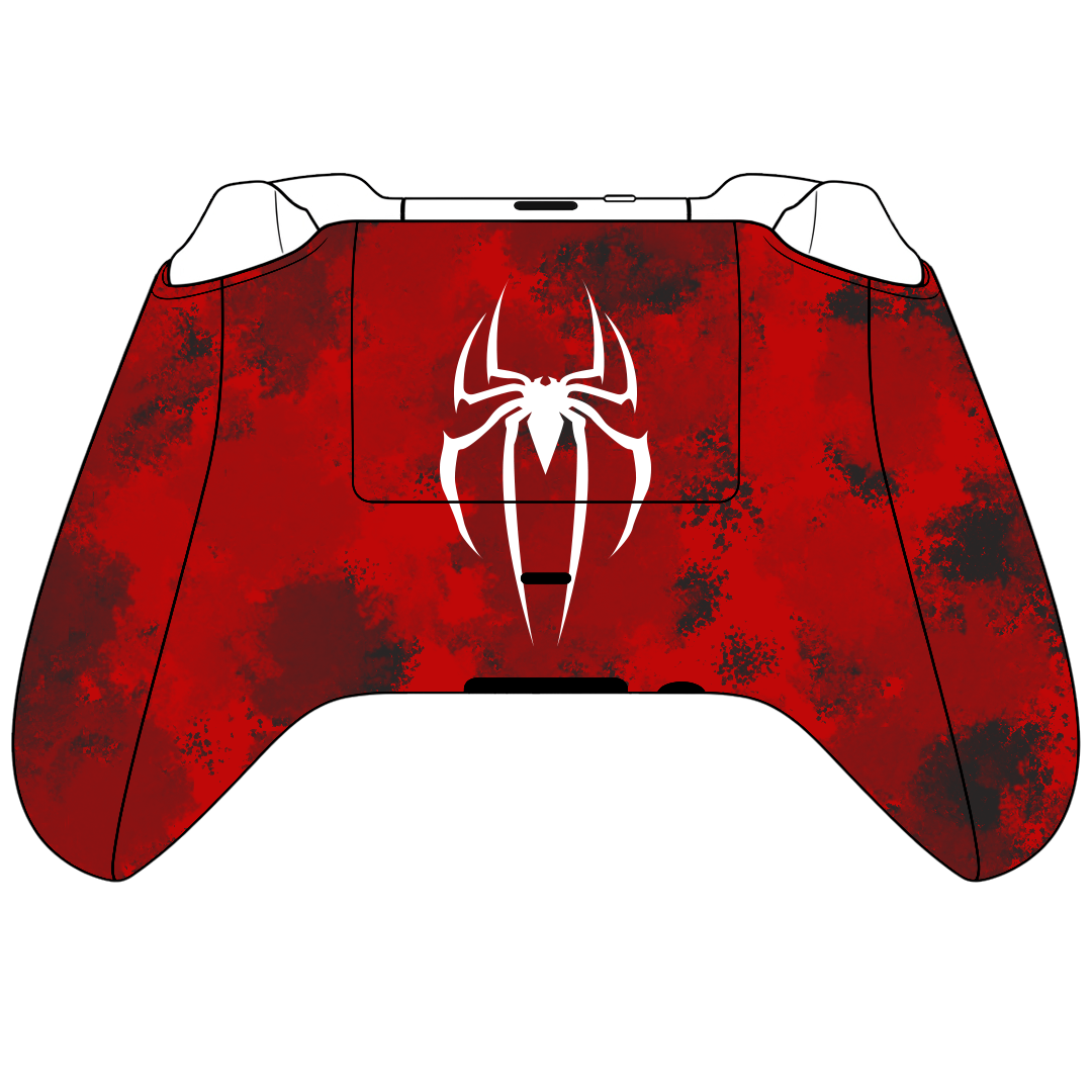 Custom Airbrush Controller Microsoft Xbox Series X - Xbox One S - Maximum Carnage Spiderman