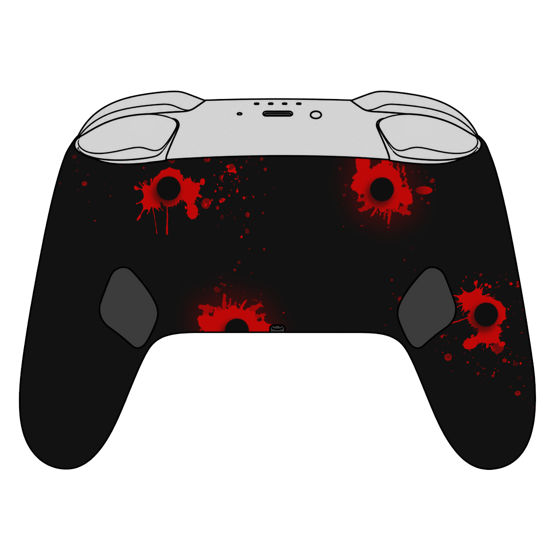 Custom Airbrush Painted Controller Nintendo Switch 2 Two - Maximum Effort Deadpool Violence Blood FPS Shooter Chimmichanga Unicorn Mutan Spiderman Rivals Spiderverse Comic Book
