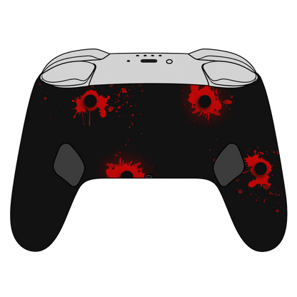 Custom Airbrush Painted Controller Nintendo Switch 2 Two - Maximum Effort Deadpool Violence Blood FPS Shooter Chimmichanga Unicorn Mutan Spiderman Rivals Spiderverse Comic Book