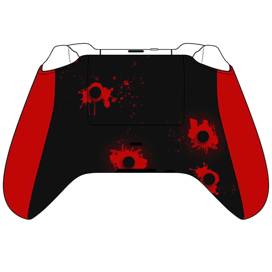 Custom Airbrush Controller Microsoft Xbox Series X - Xbox One S - Maximum Effort Deadpool Merc With A Mouth