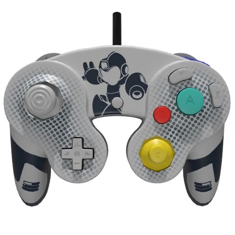 Custom Controller Nintendo Gamecube - Megaman Rockman SSBU Super Smash Bros. Ultimate Melee Brawl