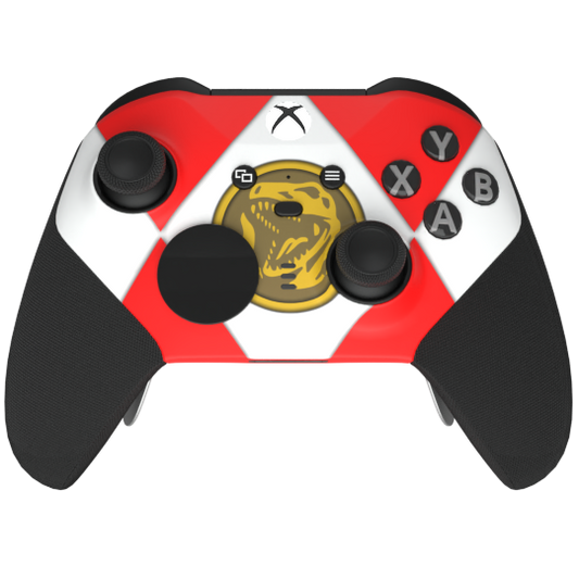 Custom Controller Microsoft Xbox One Series 2 Elite - Power Rangers Morphin Time Red
