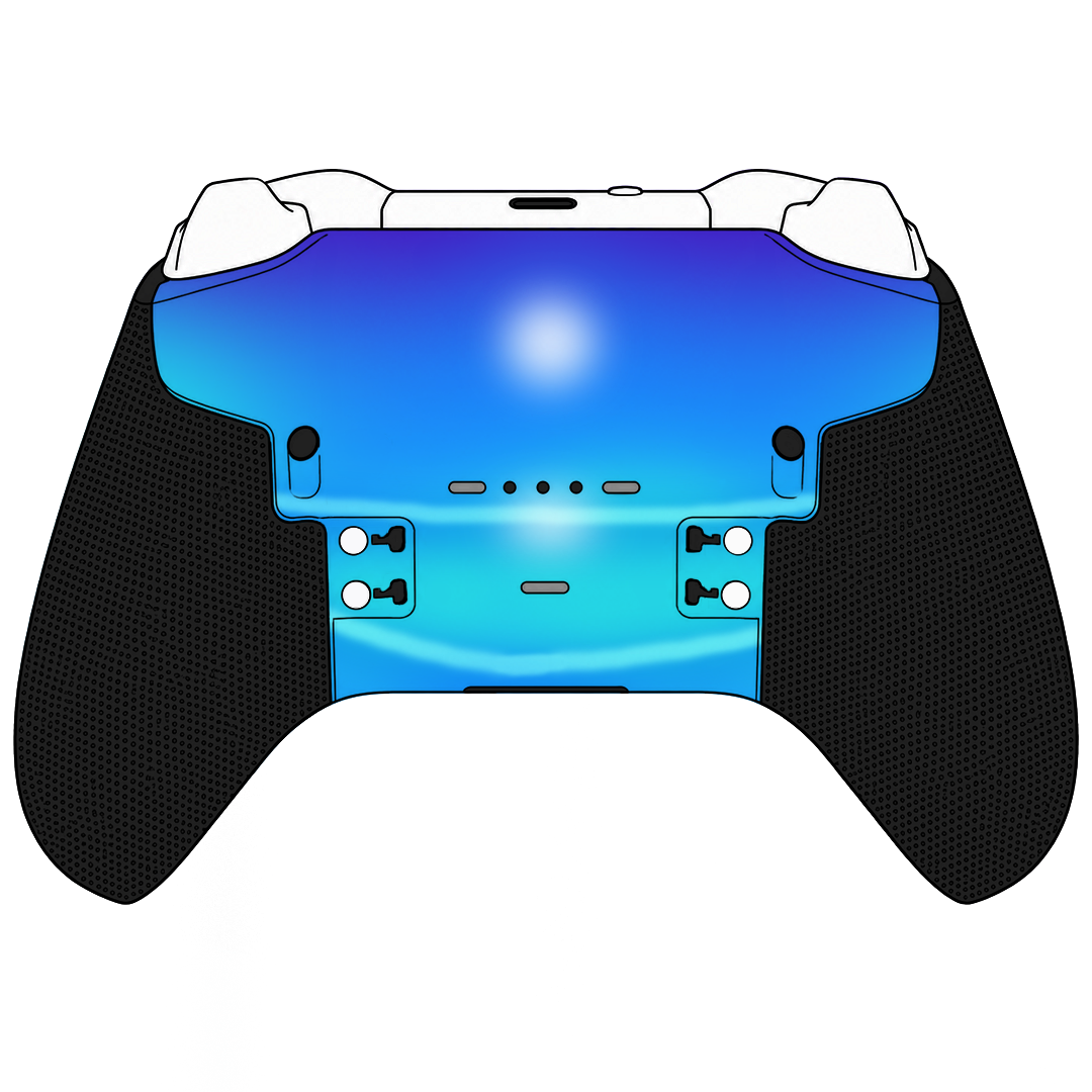 Custom Controller Microsoft Xbox One Series 2 Elite - Moonlight Oasis Tropical Beach Ocean