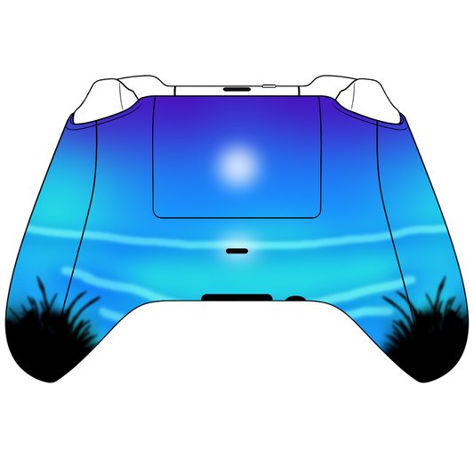 Custom Controller Microsoft Xbox Series X - Xbox One S - Moonlight Oasis Tropical Beach Ocean