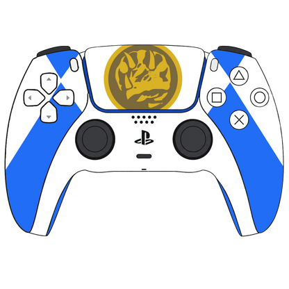 Custom Controller Sony Playstation 5 PS5 - Power Rangers Morphin Time Blue