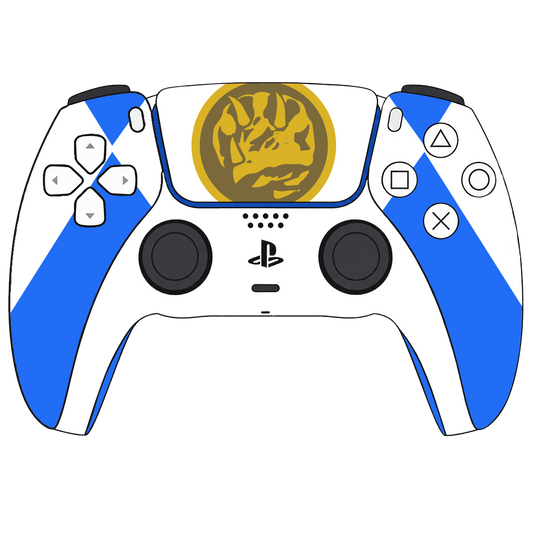 Custom Controller Sony Playstation 5 PS5 - Power Rangers Morphin Time Blue