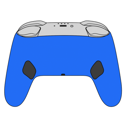 Custom Airbrush Painted Controller Nintendo Switch 2 Two - Power Rangers Morphin Time Blue