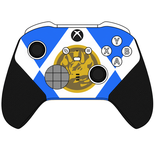 Custom Controller Microsoft Xbox One Series 2 Elite - Power Ranger Morphin Time Blue