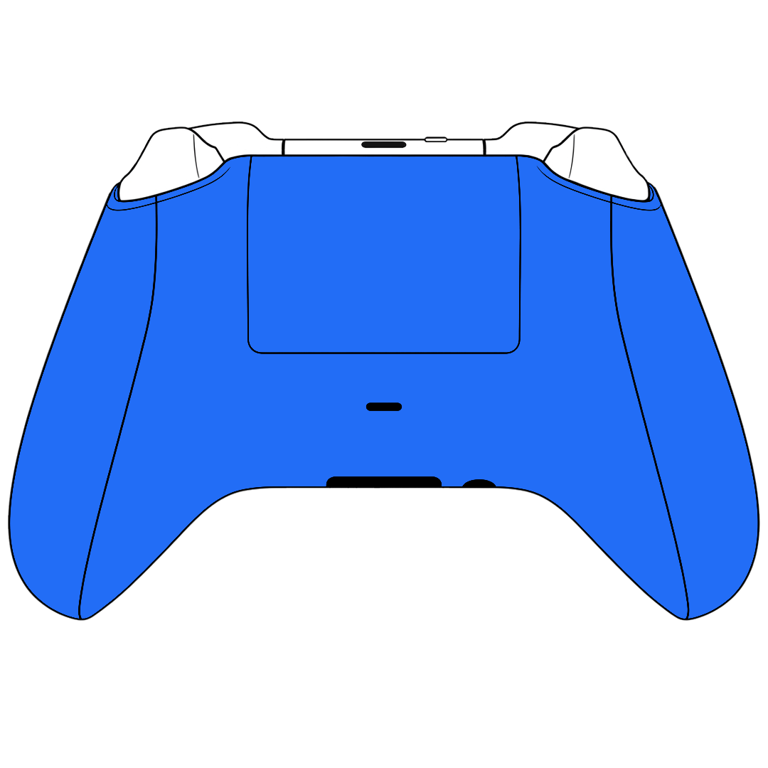 Custom Airbrushed Controller Microsoft Xbox Series X - Xbox One S - Power Rangers Morphin Time Blue